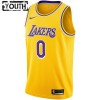 Barn Los Angeles Lakers Tröja Russell Westbrook 0 Nike 2022-23 Icon Edition Gold Swingman